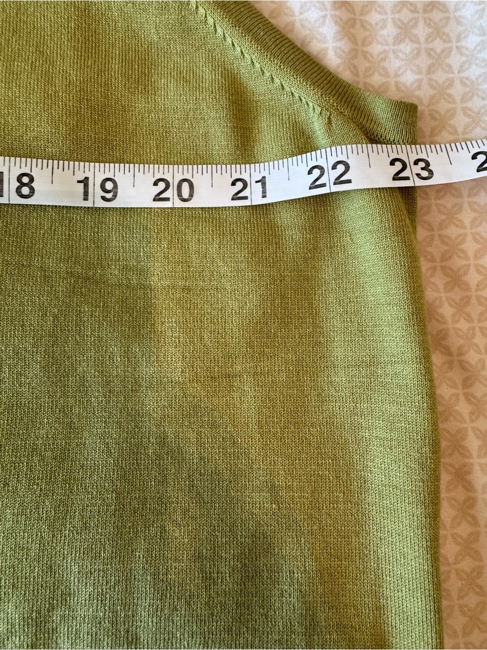 August Silk Olive Green Silk Blend Knit Top NWOT Size 3X - Picture 8 of 11